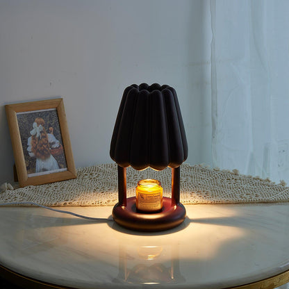 Coral Ice Cream Table Lamp | Flocking Resin | Red, Green, Dark Blue
