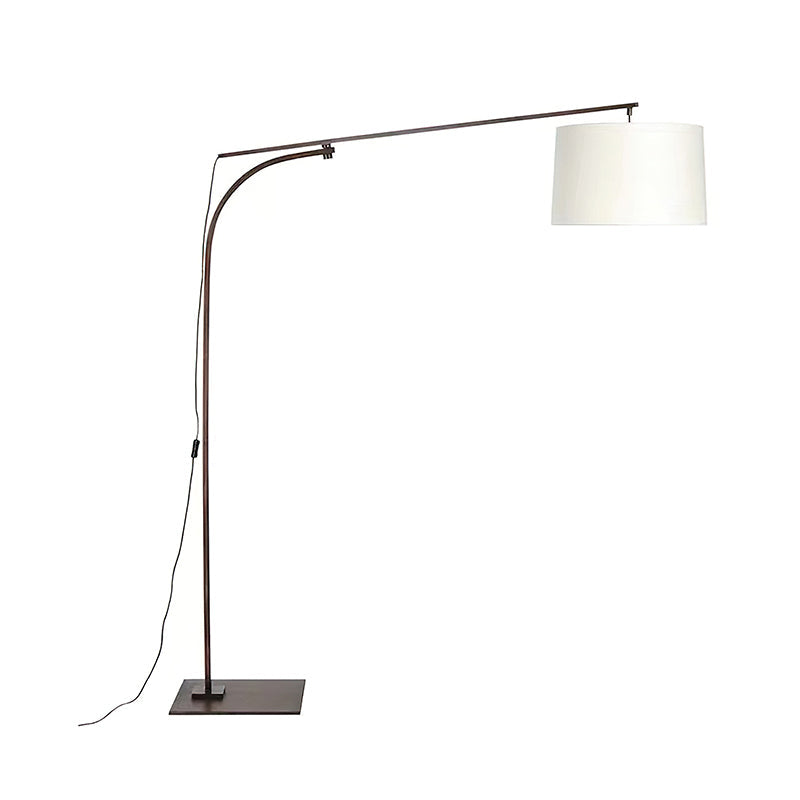 Cornelius Arc Floor Lamp | Coffee-Colored Metal | Mid-Century Modern Design