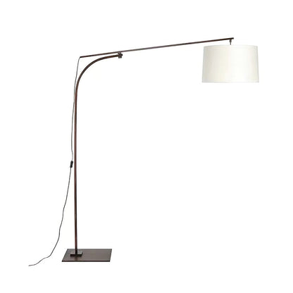 Cornelius Arc Floor Lamp | Coffee-Colored Metal | Mid-Century Modern Design