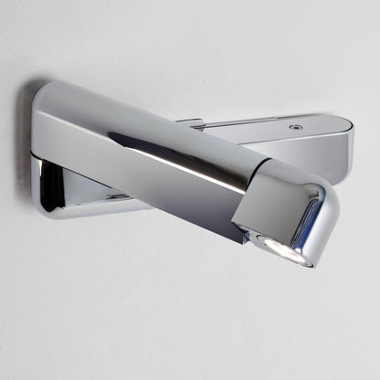 Modern LED Bedside Wall Lamp | Metal | Black or Nickel