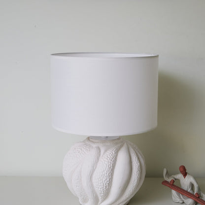 Corvara Table Lamp | Textured Ceramic | White
