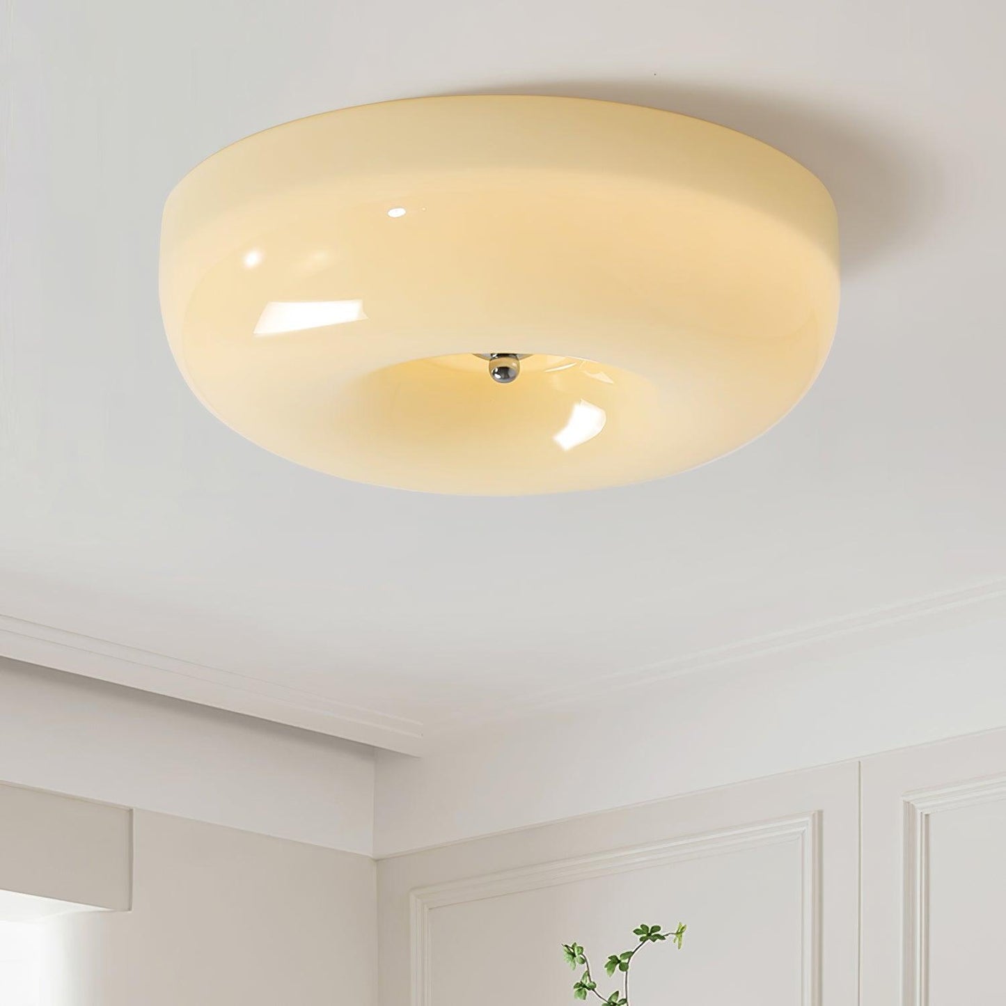 Ceiling Lamp | Mouth-Blown Glass & Metal | Multiple Sizes Available