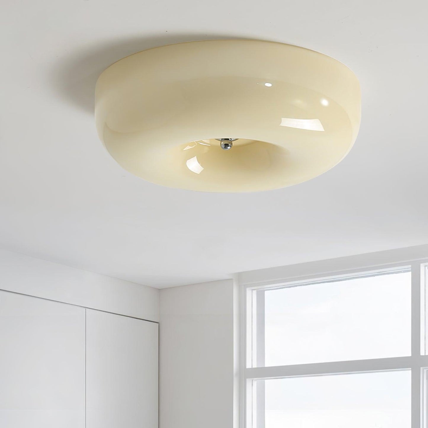 Ceiling Lamp | Mouth-Blown Glass & Metal | Multiple Sizes Available