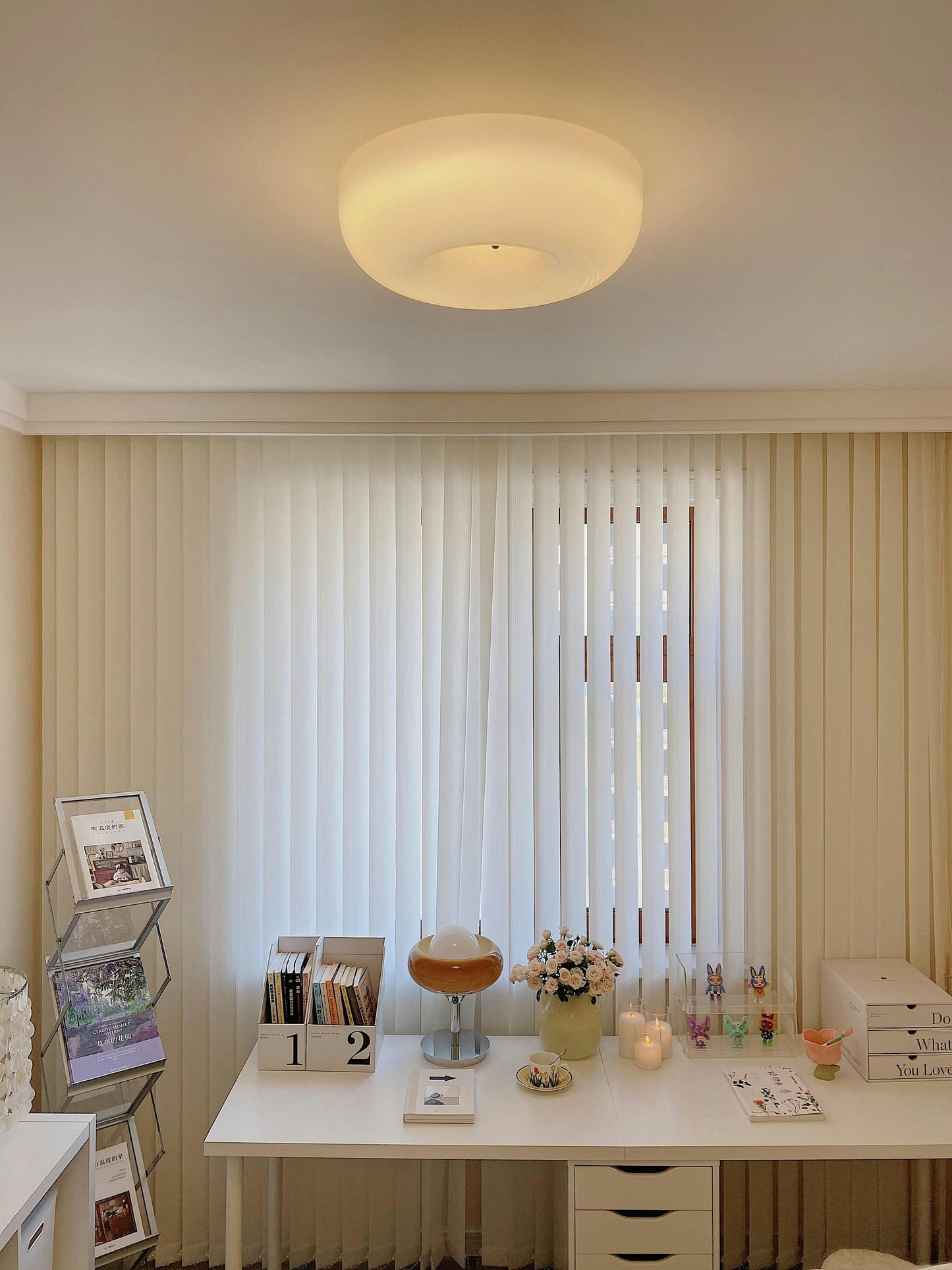 Ceiling Lamp | Mouth-Blown Glass & Metal | Multiple Sizes Available
