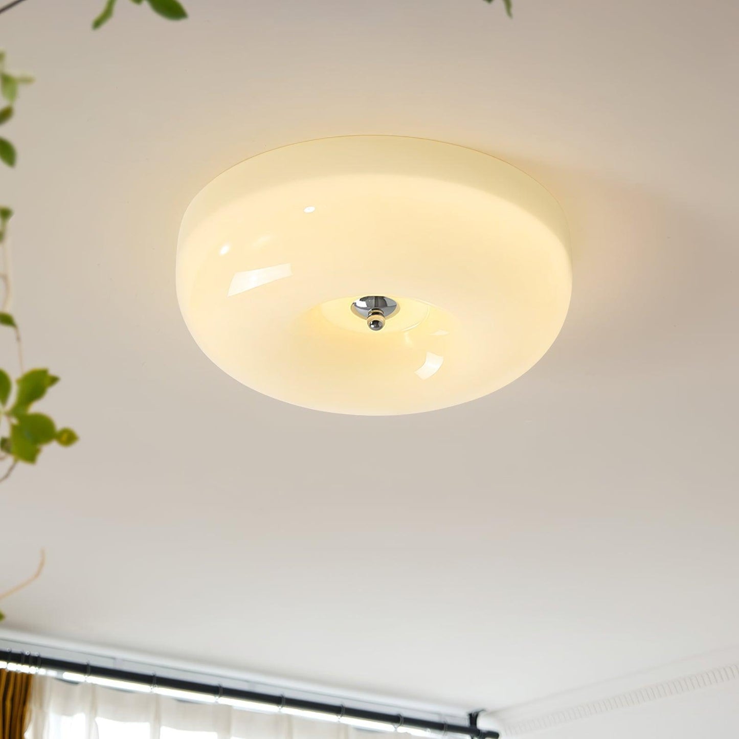 Ceiling Lamp | Mouth-Blown Glass & Metal | Multiple Sizes Available