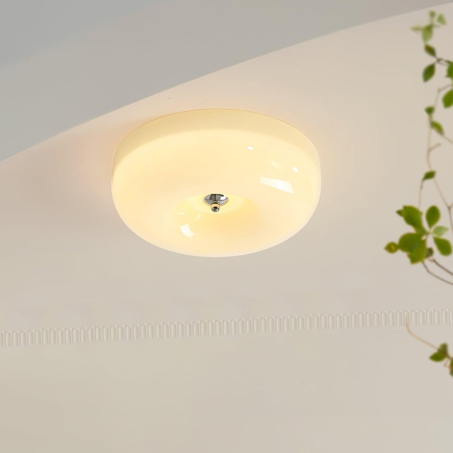 Ceiling Lamp | Mouth-Blown Glass & Metal | Multiple Sizes Available
