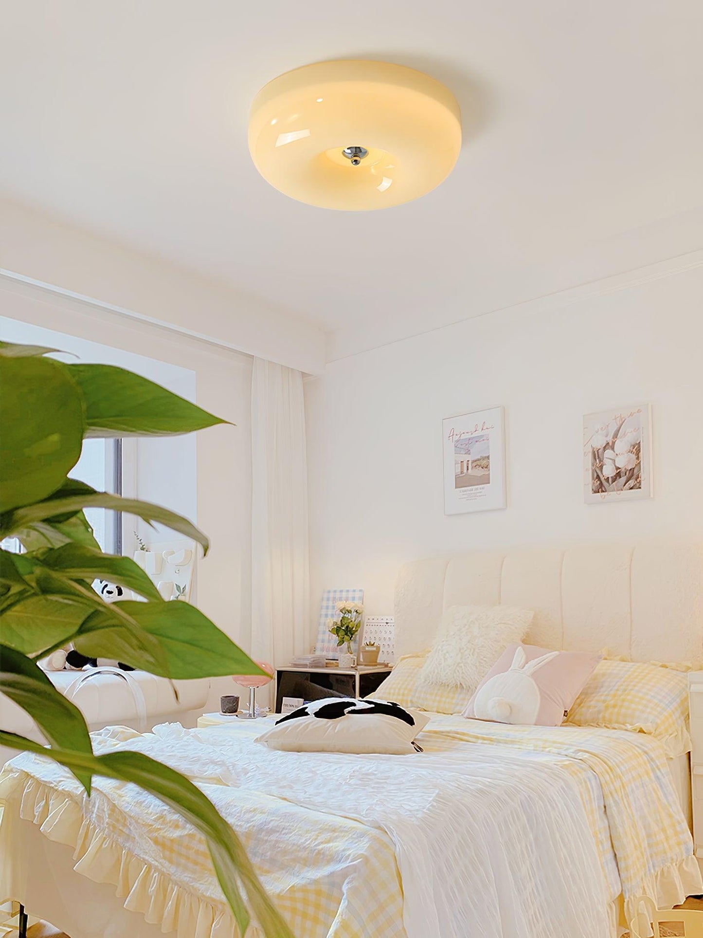 Ceiling Lamp | Mouth-Blown Glass & Metal | Multiple Sizes Available