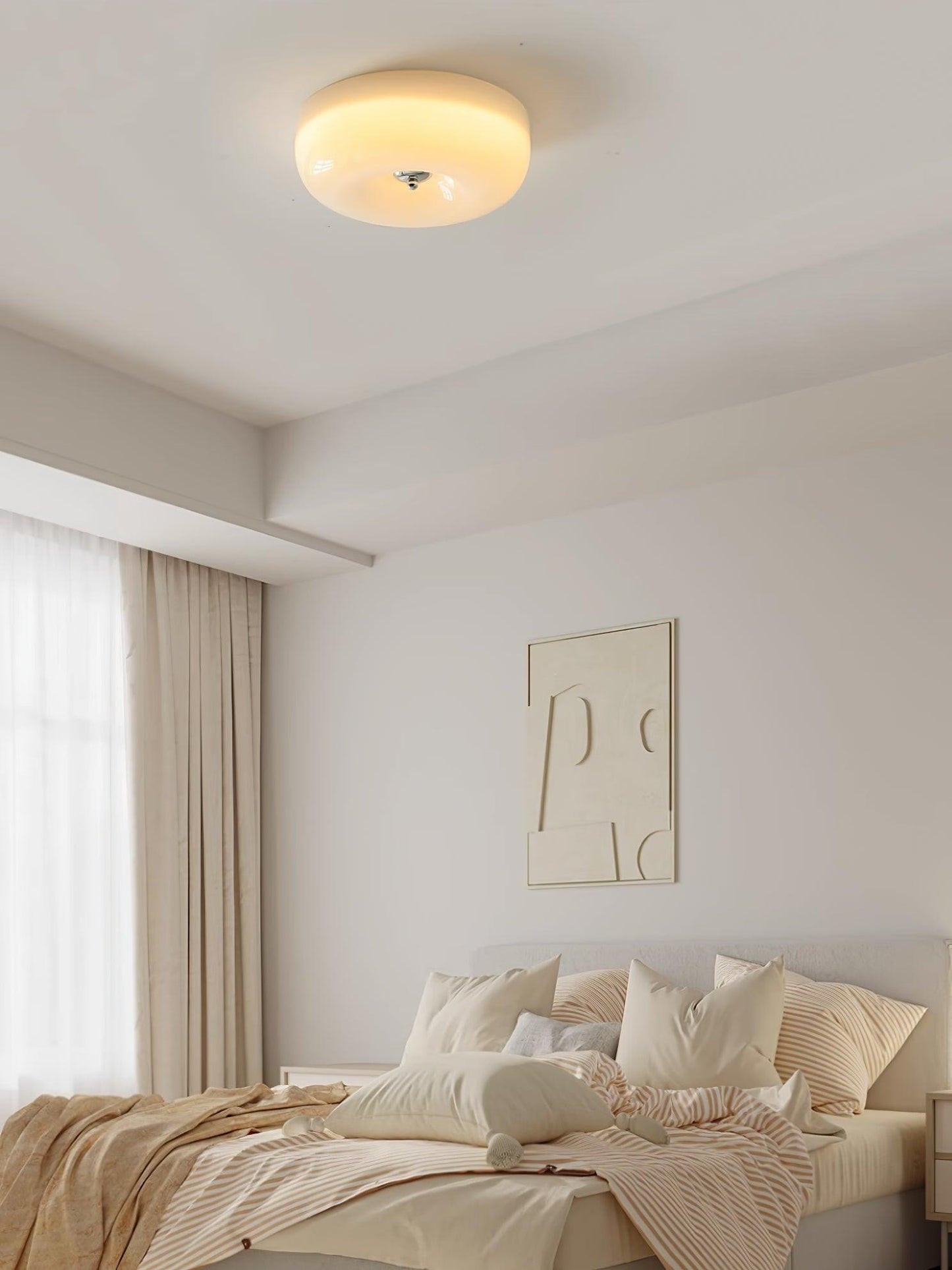 Ceiling Lamp | Mouth-Blown Glass & Metal | Multiple Sizes Available
