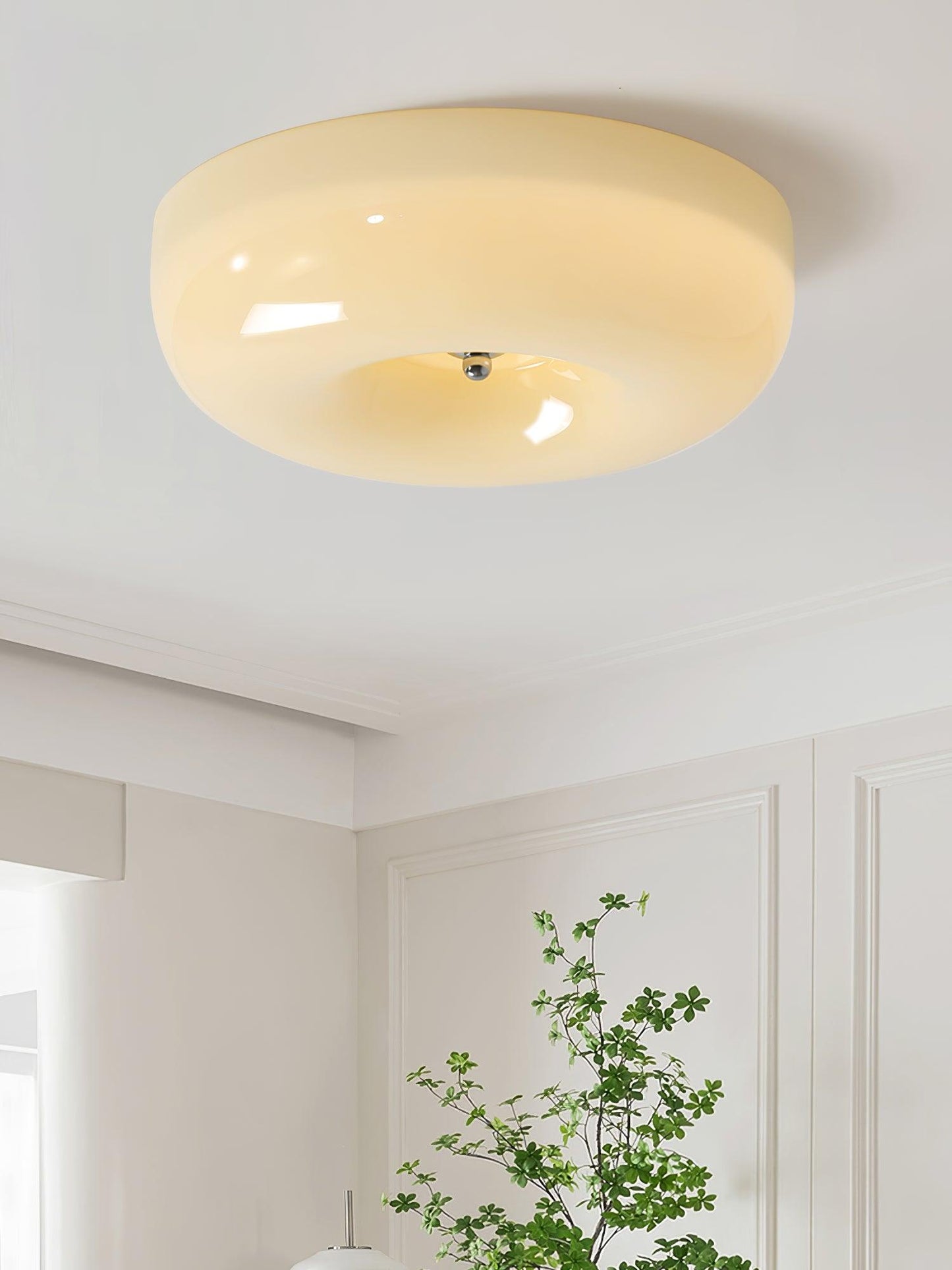 Ceiling Lamp | Mouth-Blown Glass & Metal | Multiple Sizes Available