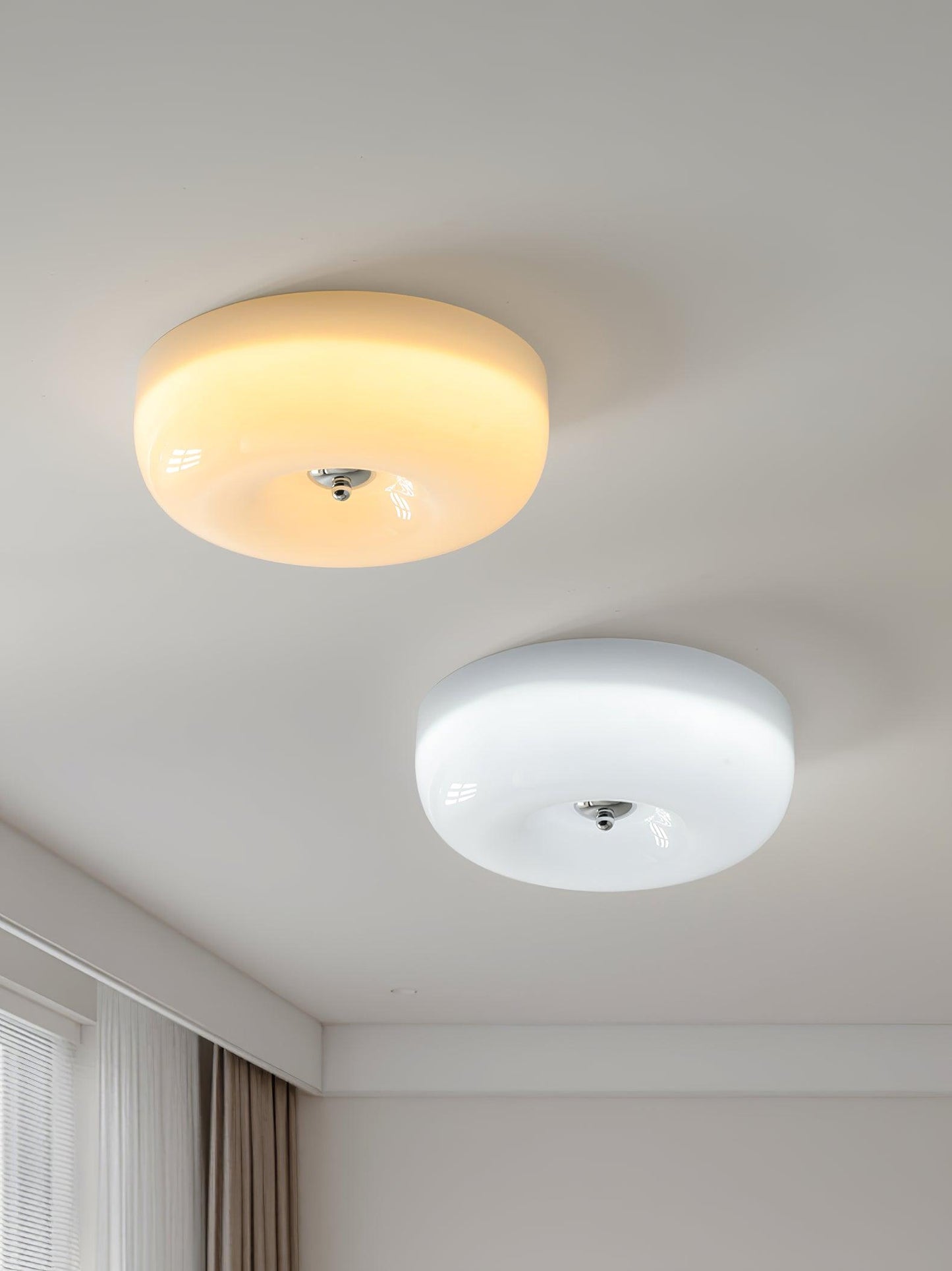 Ceiling Lamp | Mouth-Blown Glass & Metal | Multiple Sizes Available