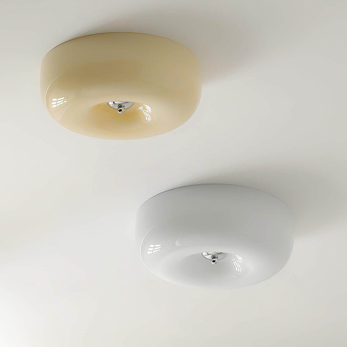 Ceiling Lamp | Mouth-Blown Glass & Metal | Multiple Sizes Available