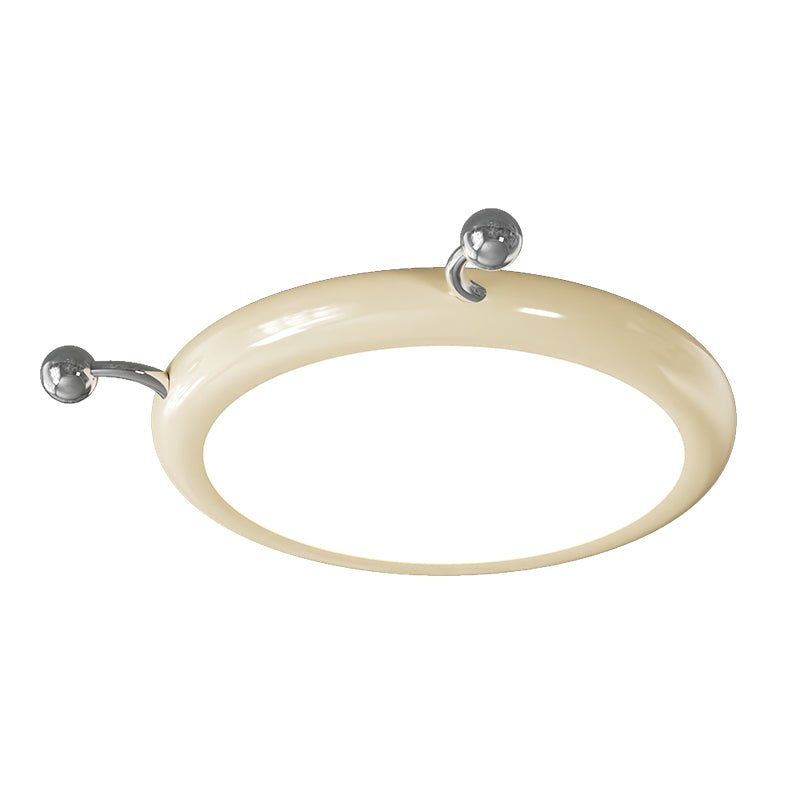 Cream Puff Ceiling Light | Metal & PVC | White