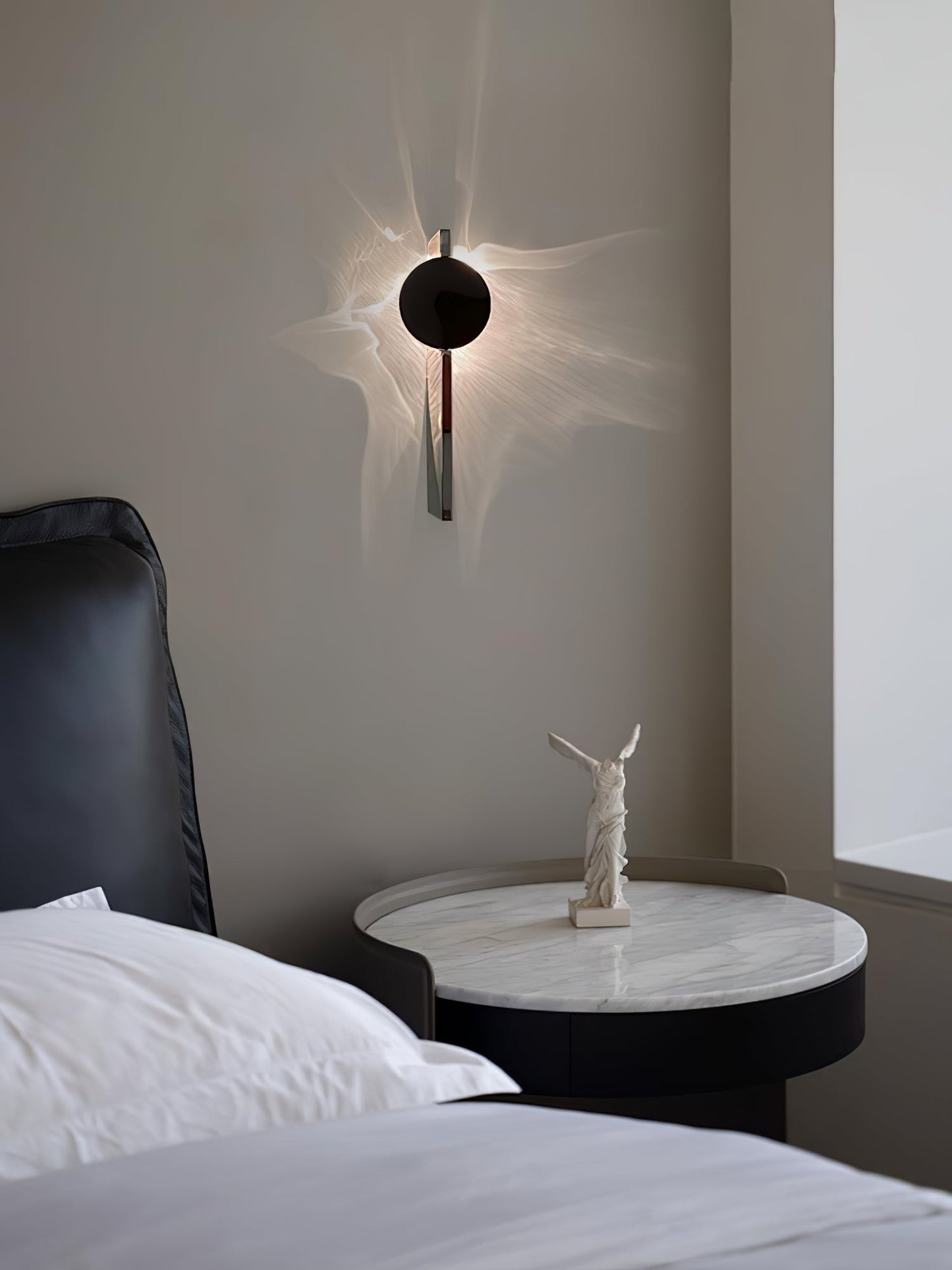 Wall Lamp | Stainless Steel & Aluminum | Set of 2, Black