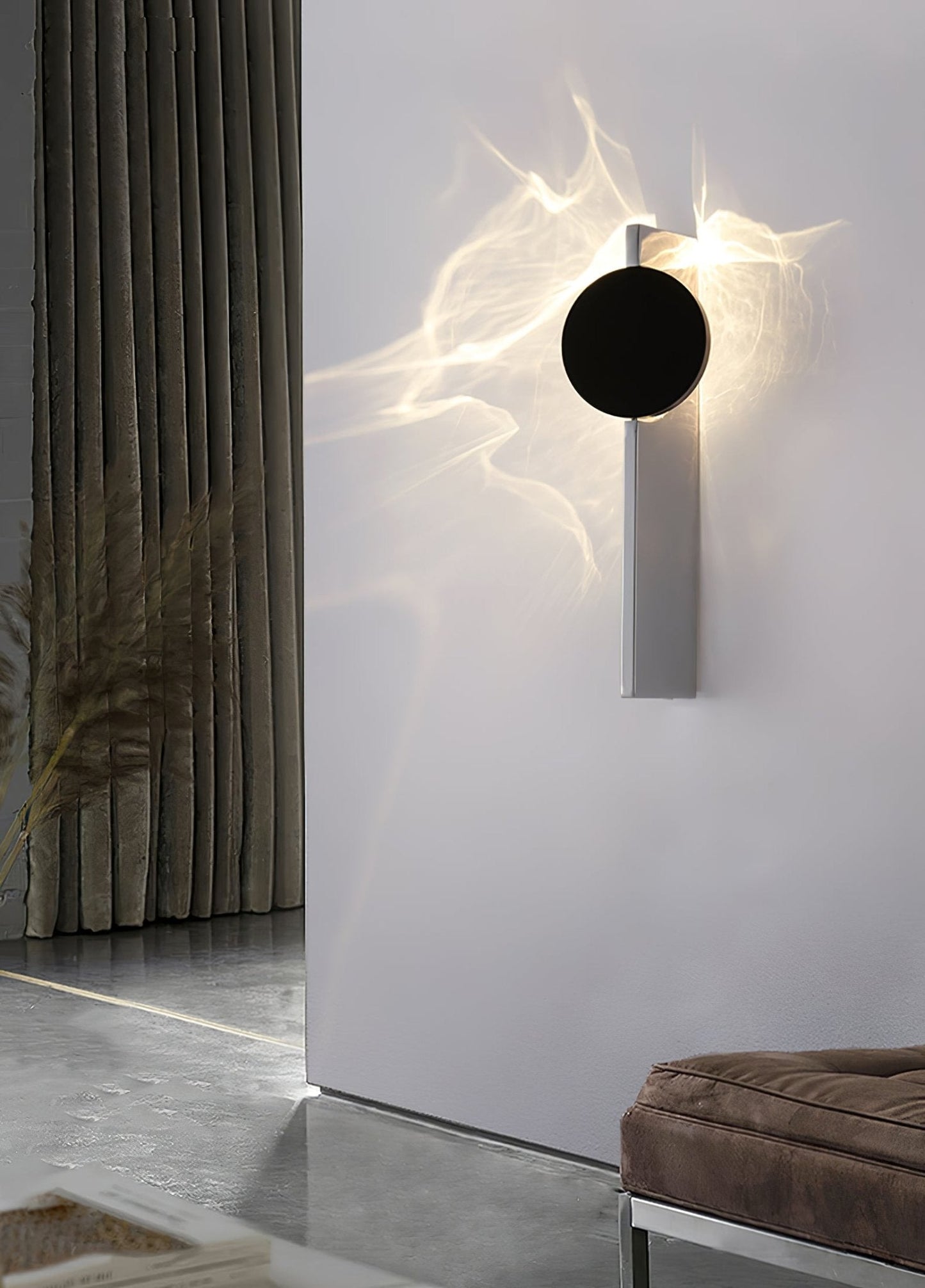 Wall Lamp | Stainless Steel & Aluminum | Set of 2, Black