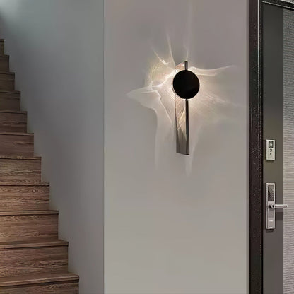 Wall Lamp | Stainless Steel & Aluminum | Set of 2, Black