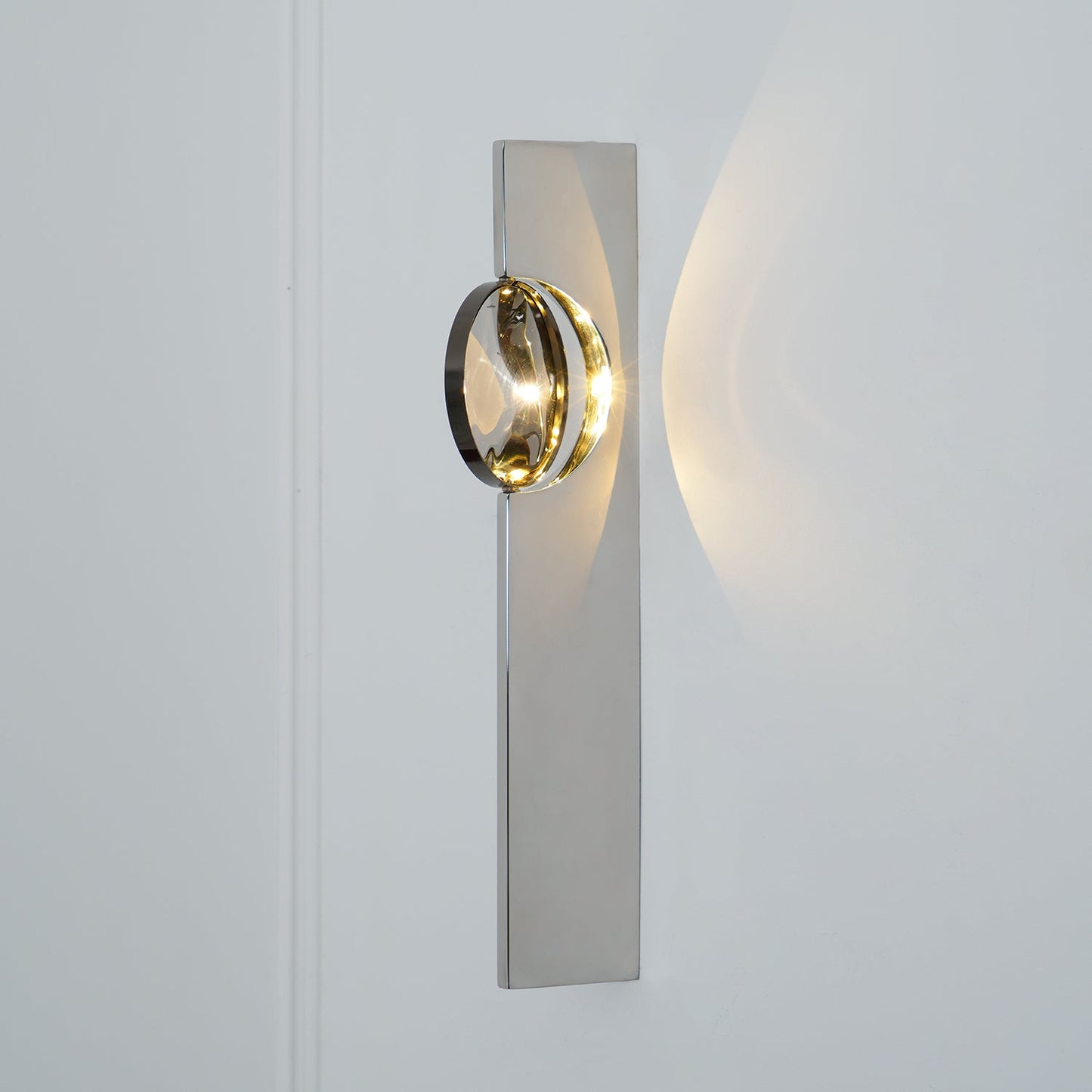Wall Lamp | Stainless Steel & Aluminum | Set of 2, Black