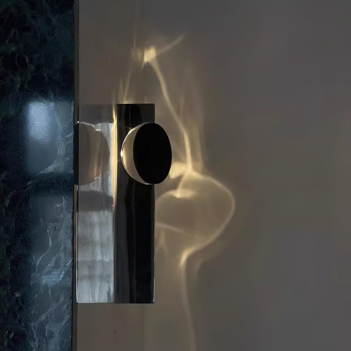 Wall Lamp | Stainless Steel & Aluminum | Set of 2, Black