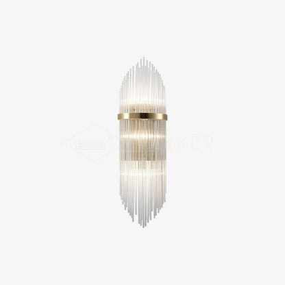Crystal Wall Lamp | Brass & Crystal | Set of 2