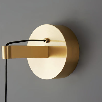 Crystal Wall Lamp | Conical Design | Brass or Black