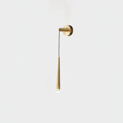 Crystal Wall Lamp | Conical Design | Brass or Black