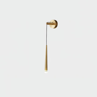 Crystal Wall Lamp | Conical Design | Brass or Black