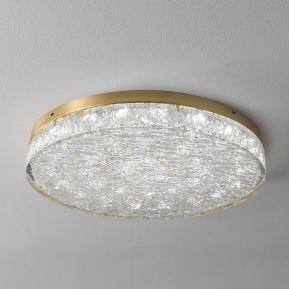 Crystal Core Ceiling Lamp | Brass & Resin | Warm/Neutral/Cool Light