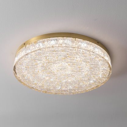 Crystal Core Ceiling Lamp | Brass & Resin | Warm/Neutral/Cool Light