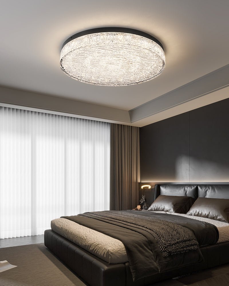 Crystal Core Ceiling Lamp | Brass & Resin | Warm/Neutral/Cool Light