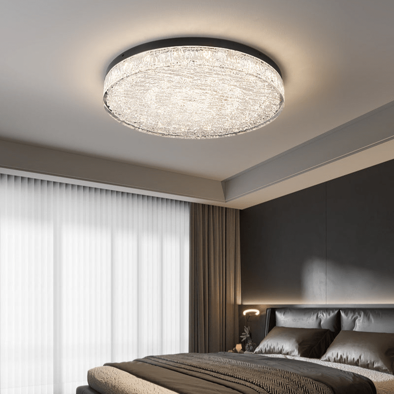 Crystal Core Ceiling Lamp | Brass & Resin | Warm/Neutral/Cool Light