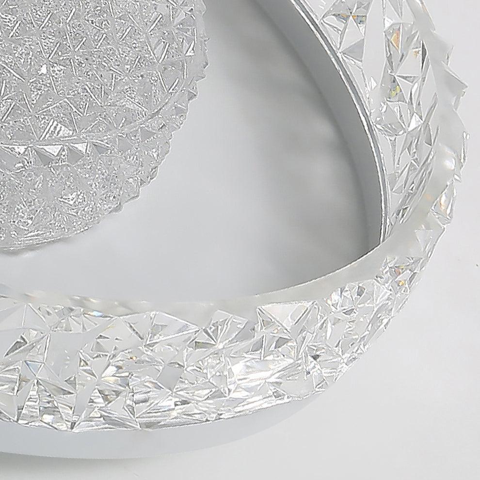 Crystal Ceiling Lamp | Crystal | White, Black, Gold