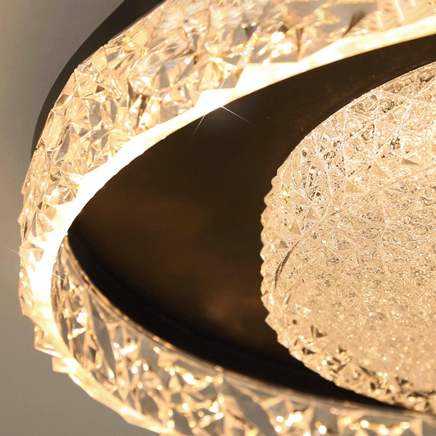 Crystal Ceiling Lamp | Crystal | White, Black, Gold