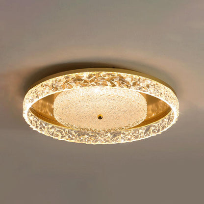 Crystal Ceiling Lamp | Crystal | White, Black, Gold