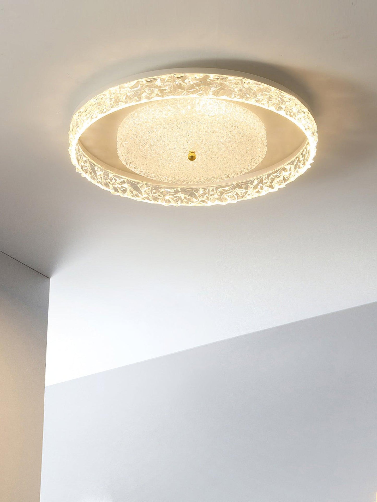 Crystal Ceiling Lamp | Crystal | White, Black, Gold