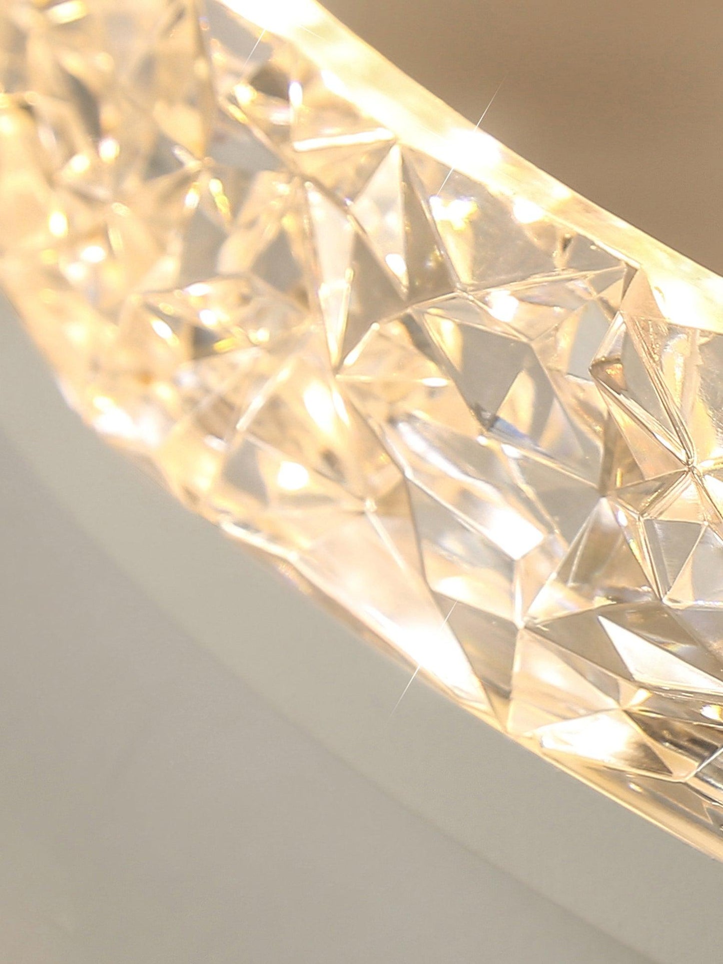 Crystal Ceiling Lamp | Crystal | White, Black, Gold