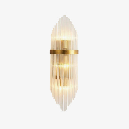 Crystal Wall Lamp | Brass & Crystal | Set of 2