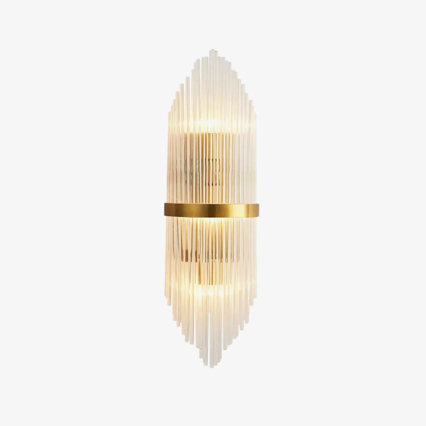 Crystal Wall Lamp | Brass & Crystal | Set of 2