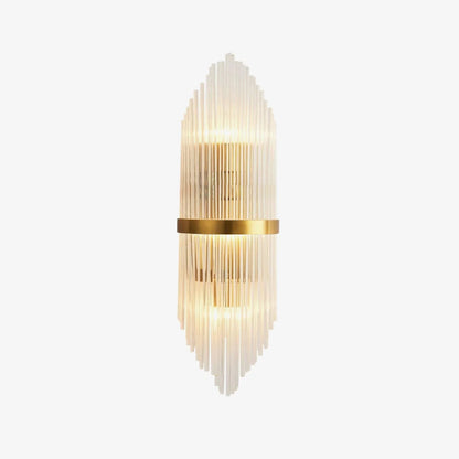 Crystal Wall Lamp | Brass & Crystal | Set of 2