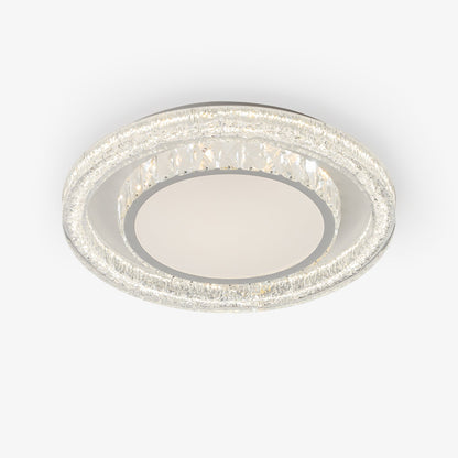 Crystalara Ceiling Light | K9 Crystal & Iron | White