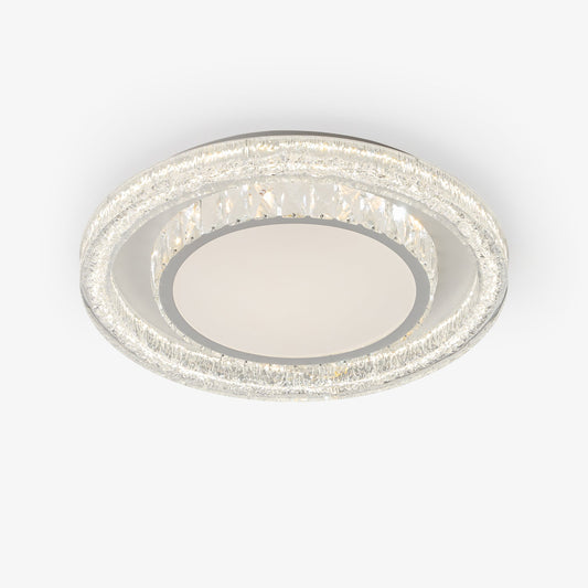 Crystalara Ceiling Light | K9 Crystal & Iron | White
