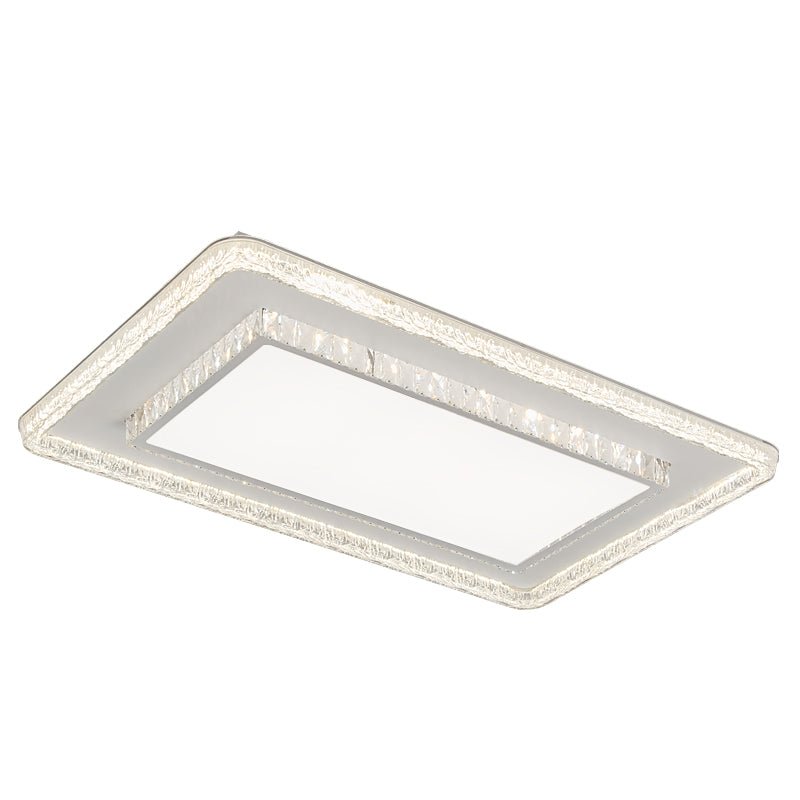 Crystalara Ceiling Light | K9 Crystal & Iron | White