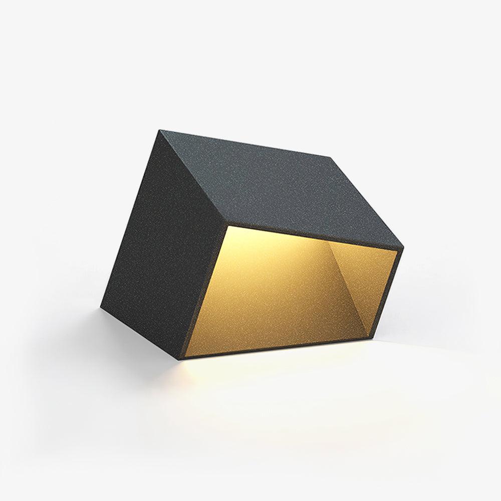 Cube Garden Light | Stainless Steel | Black
