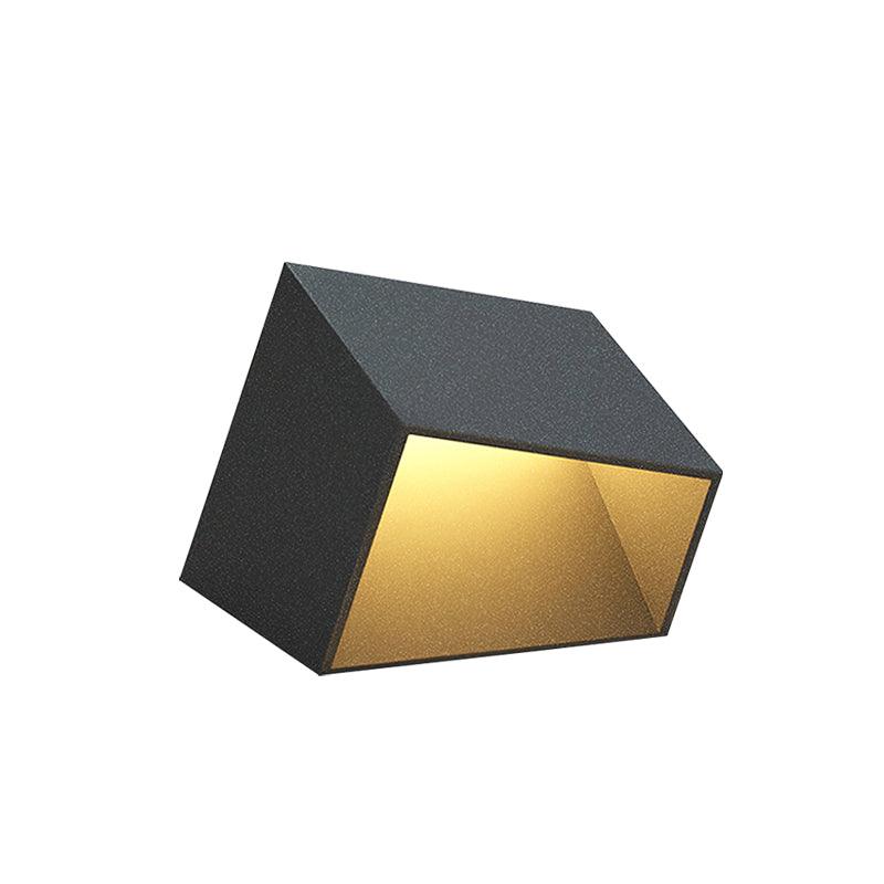 Cube Garden Light | Stainless Steel | Black