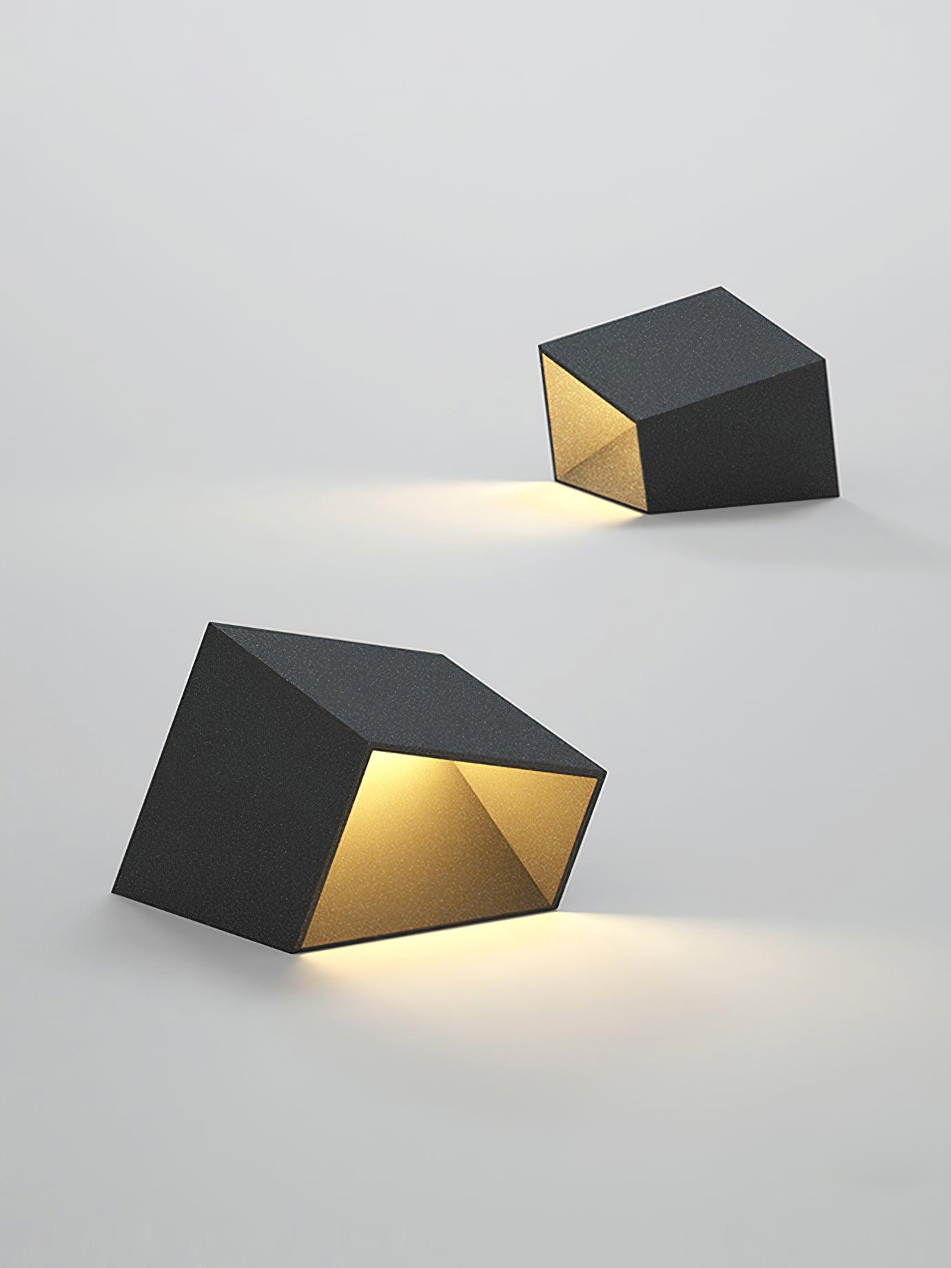 Cube Garden Light | Stainless Steel | Black
