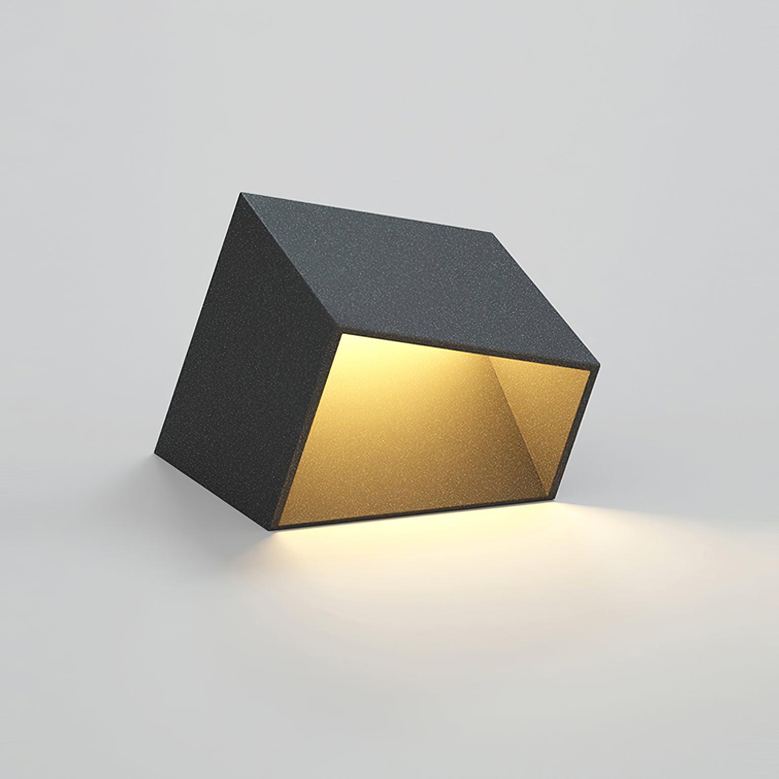 Cube Garden Light | Stainless Steel | Black