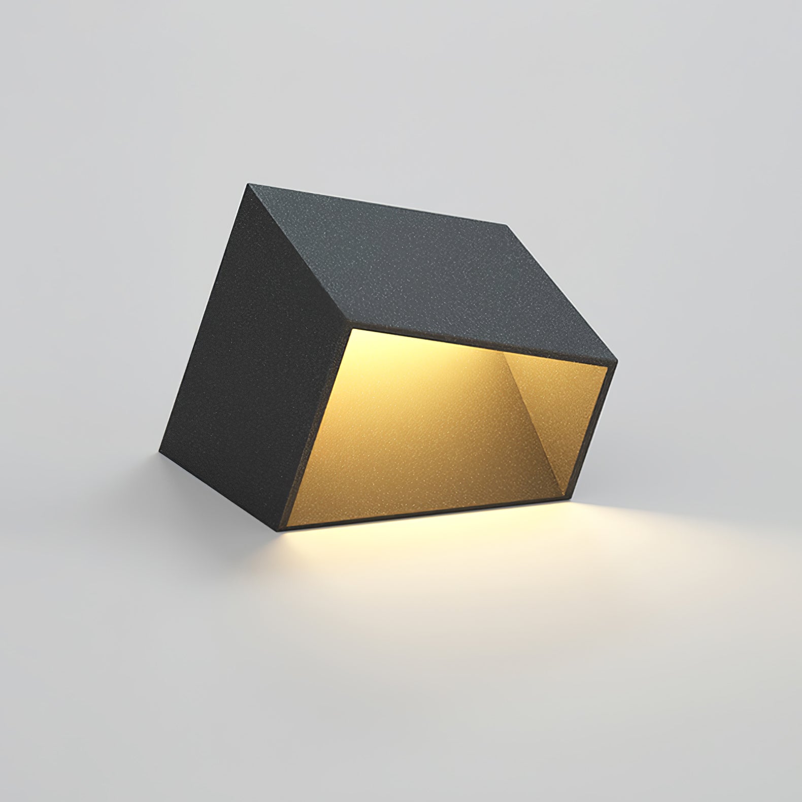 Cube Garden Light | Stainless Steel | Black