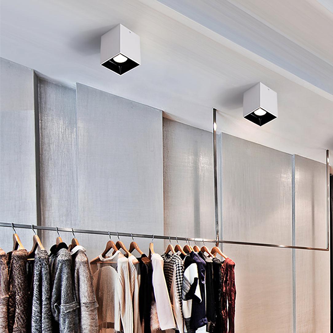 Cube Spotlight | Black Metal LED | Multiple Sizes