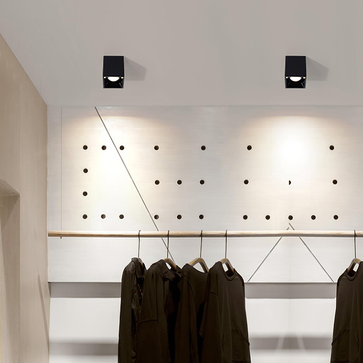 Cube Spotlight | Black Metal LED | Multiple Sizes