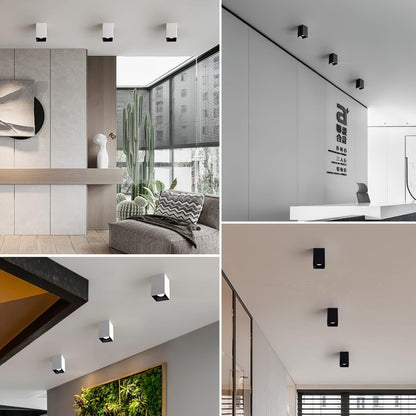 Cube Spotlight | Black Metal LED | Multiple Sizes