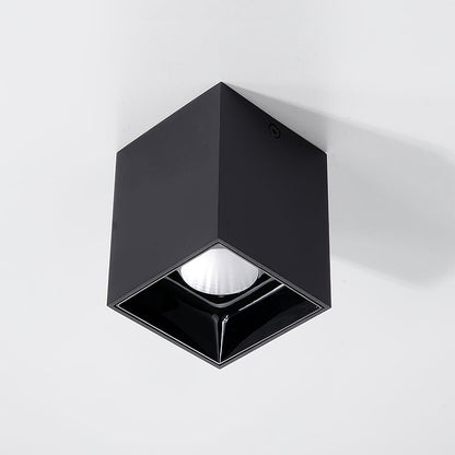 Cube Spotlight | Black Metal LED | Multiple Sizes