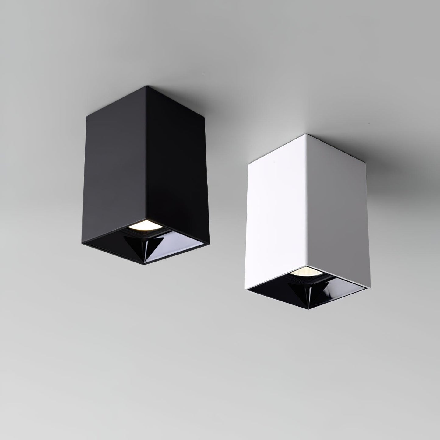 Cube Spotlight | Black Metal LED | Multiple Sizes
